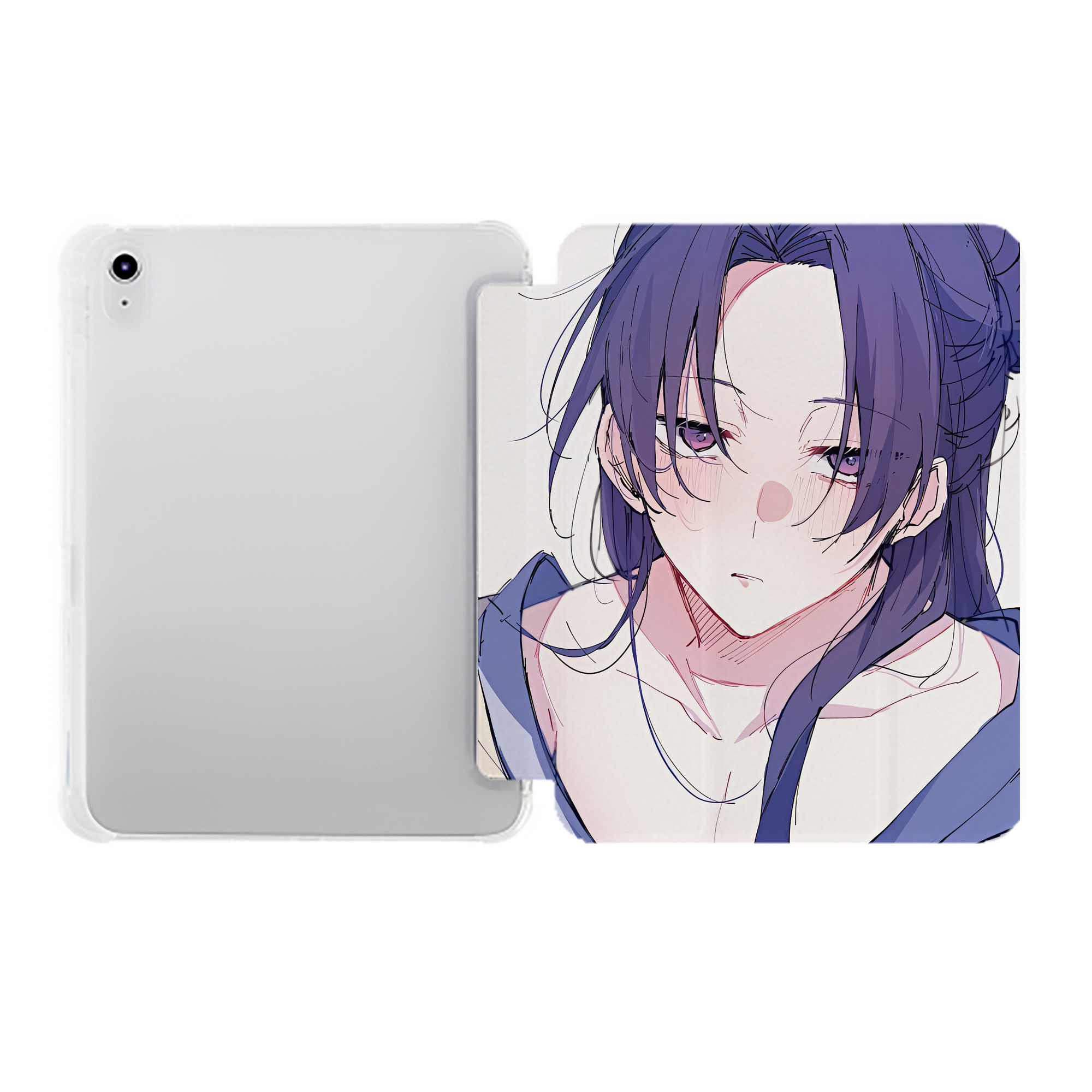 （画像用） 薬屋のひとりごと The Apothecary Diaries IPad ケース ペン収納付き 三つ折りスタンド PUレザー×シリコン 対応機種9.5/10.5/10.9インチ